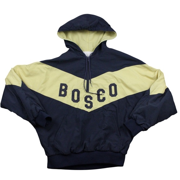 Matman Other - Vintage Matman Bosco Braves Wrestling Warm Up Jacket USA Hooded Pullover